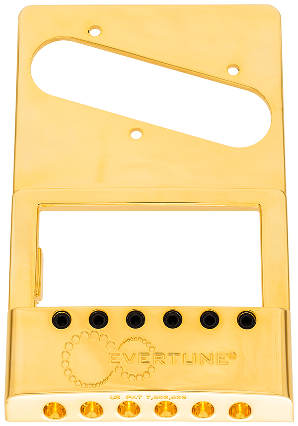EverTune T MODEL Faceplate - Right-Handed - Gold