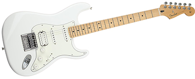 Fender Player Series STRATOCASTER HSS • Polar White with Maple Fingerboard • EverTune AfterMarket Upgrade