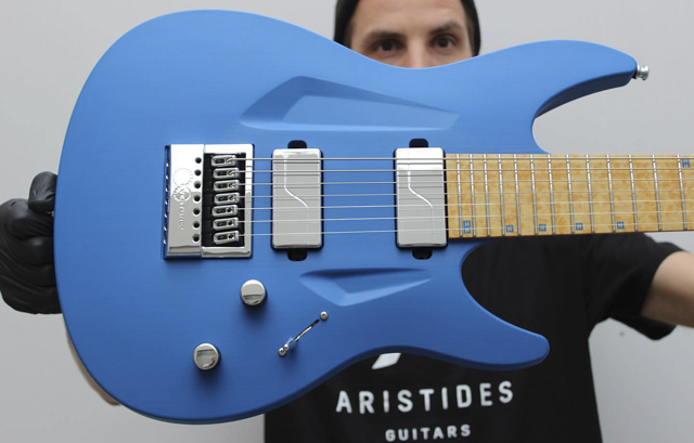 Aristides 070R Cerulean Blue with EverTune F7 model