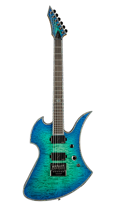 B.C. Rich Mockingbird Extreme Exotic Cyan Blue