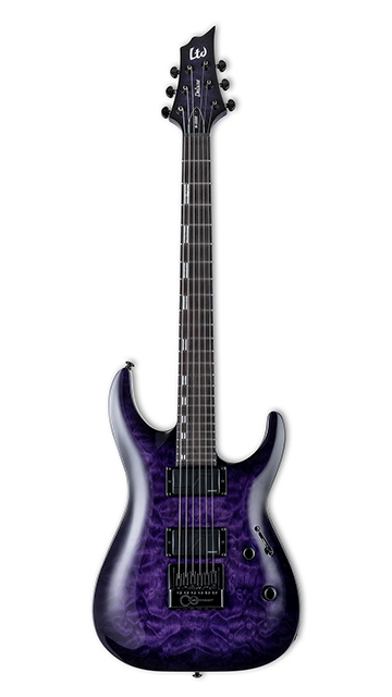 ESP_LTD H-1000 EverTune - See Thru Purple Sunburst