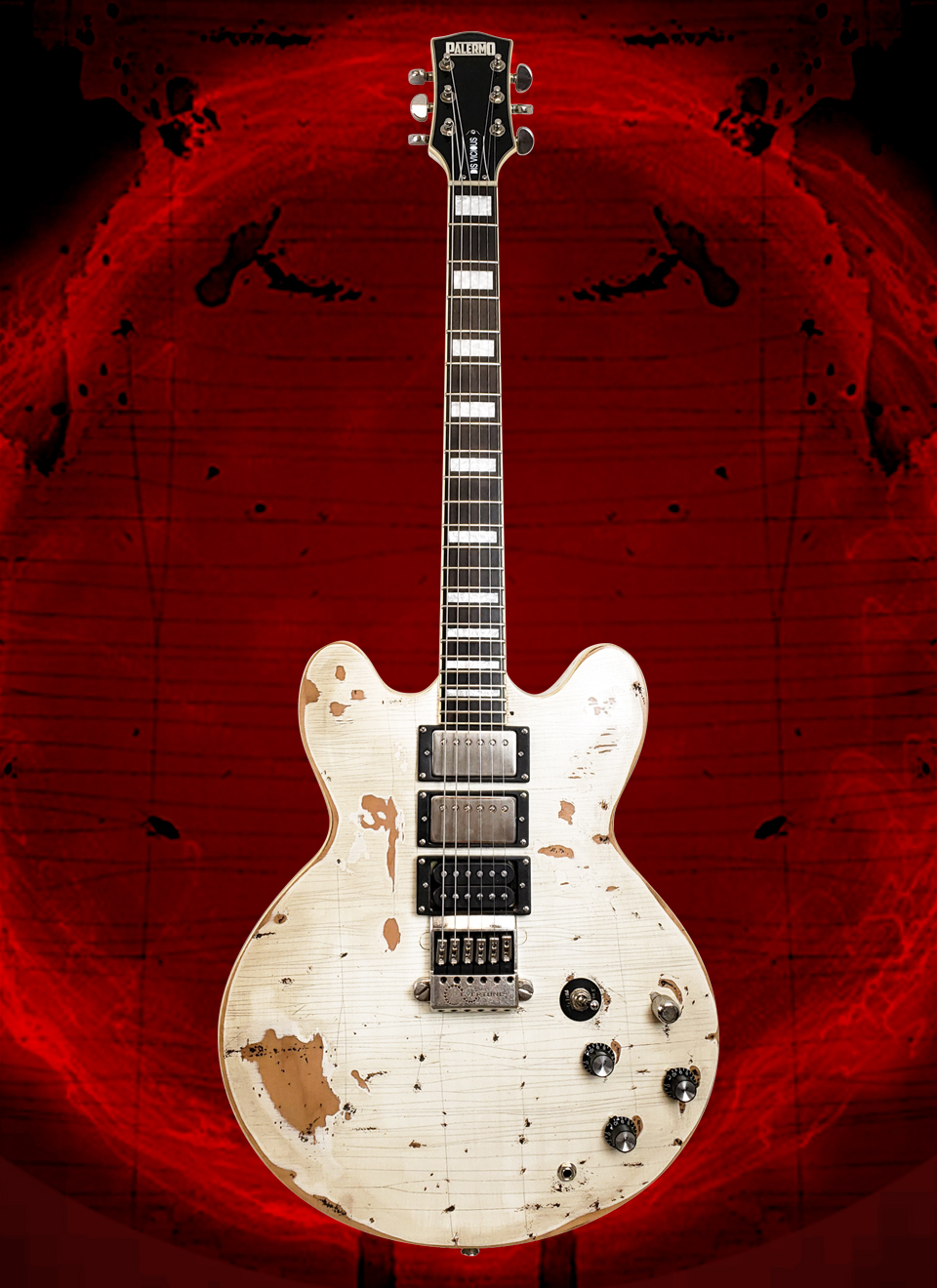 Guitar Art: Tommy Henriksen's Palermo semi-hollow
