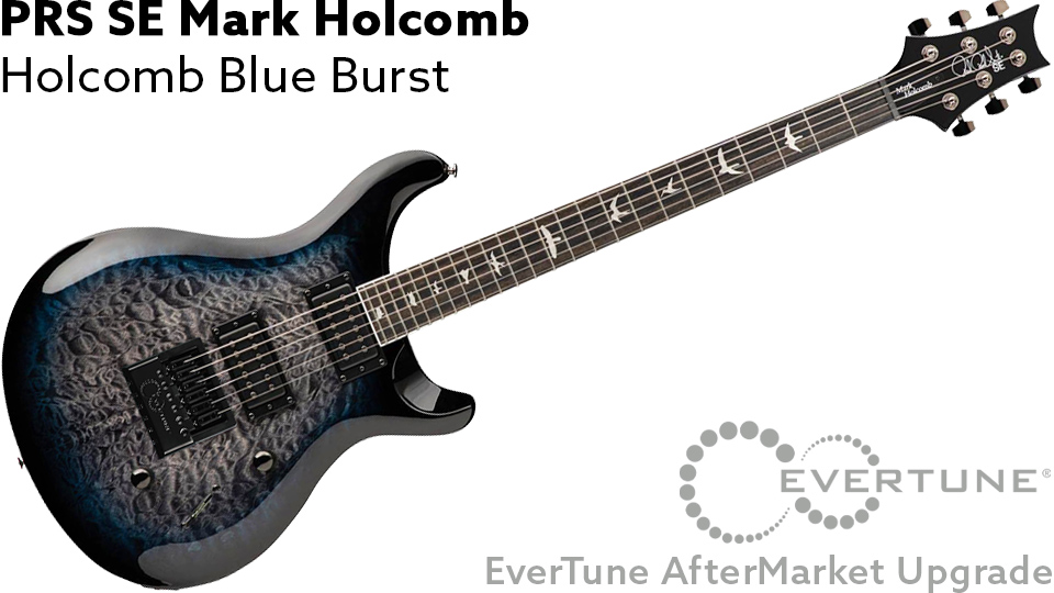 $50 Off New PRS SE Mark Holcomb Blue Burst AfterMarket Upgrade!