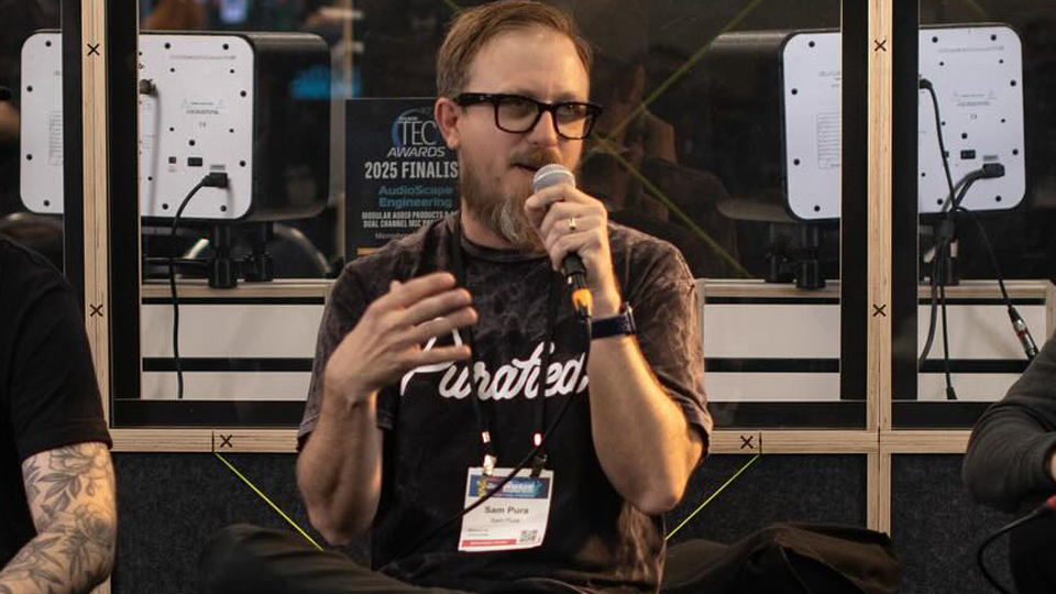 Purafied Audio's Sam Pura at the Show
