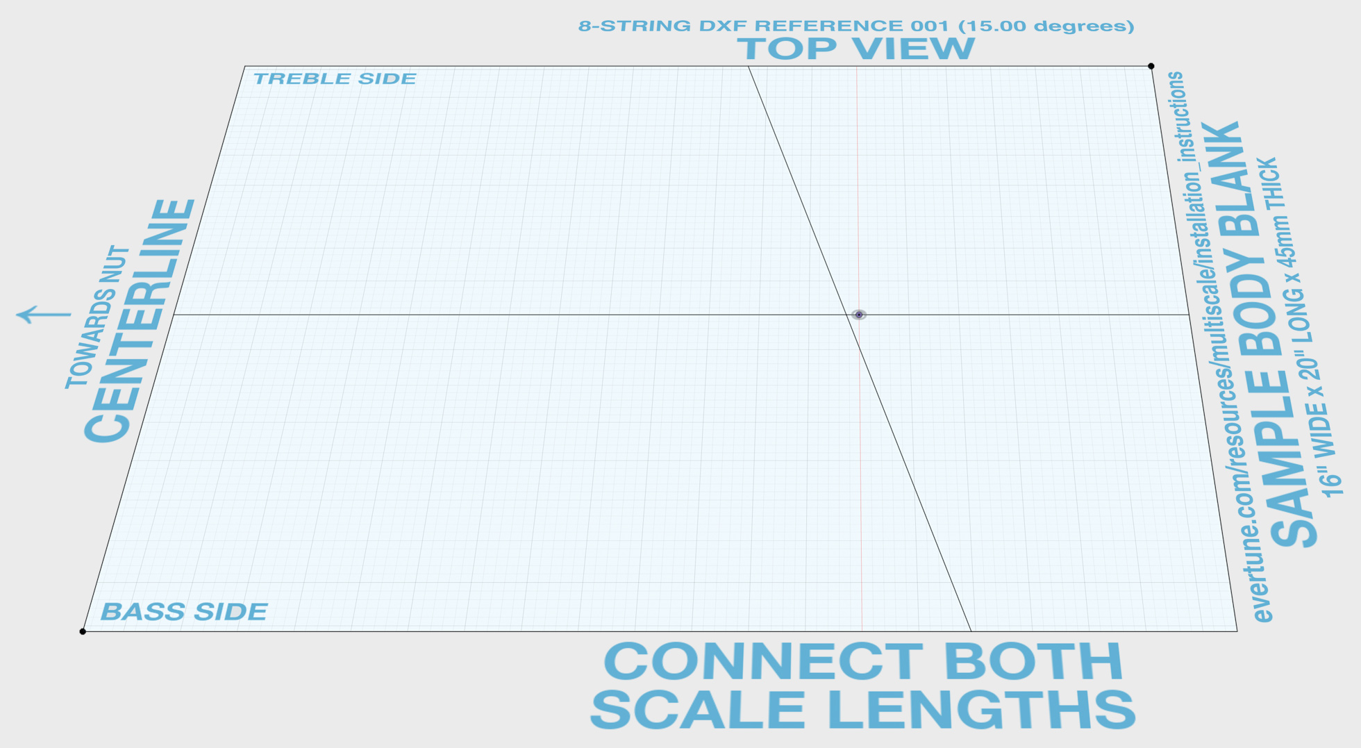 Download Sample EverTune MultiScale Body Blank DXF ZIP