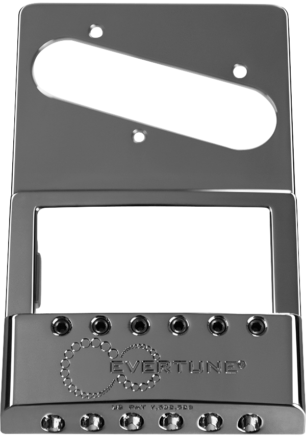 EverTune T MODEL Faceplate - Right-Handed - Black Nickel