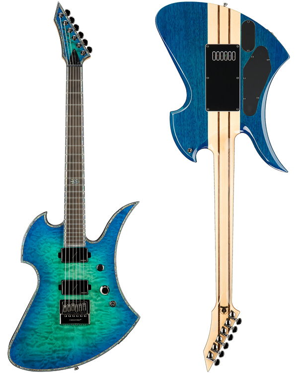 BC Rich • Mockingbird Extreme Exotic with EverTune Bridge - Cyan Blue