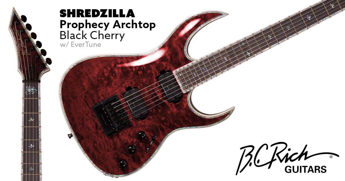 チャービルページ B.C. Rich Shredzilla Prophecy 8 Archtop 8-string Electric