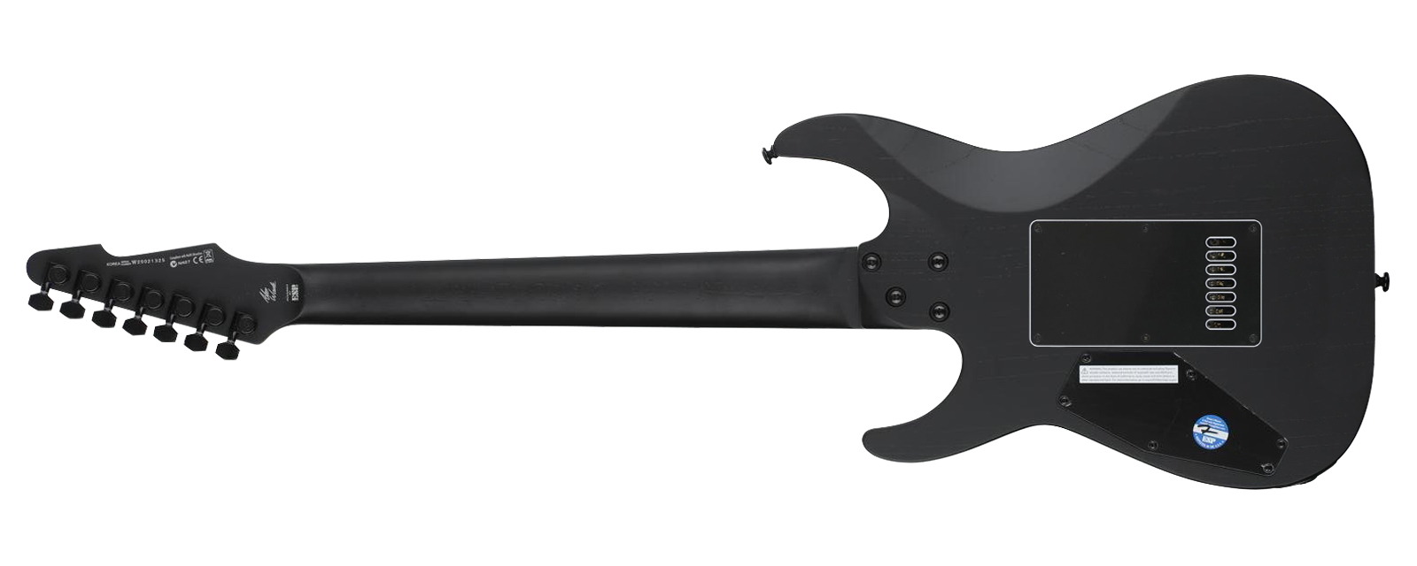 ESP LTD • AW-7B Alex Wade Signature • Open Grain Black Satin