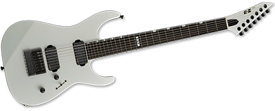 ESP E-II • M-II 7B Baritone EverTune Pearl White