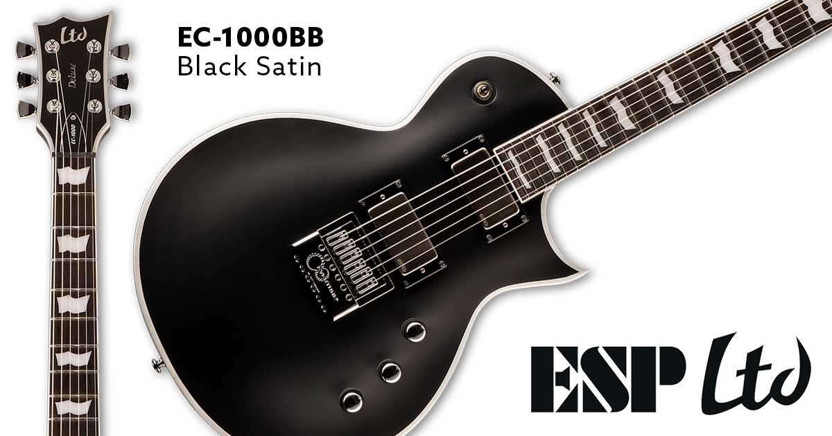 ESP LTD EC 1000 EverTune BB Black Satin EverTune Shop