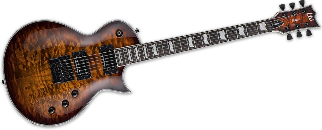 ESP LTD  EC-1000 EverTune • Dark Brown Sunburst