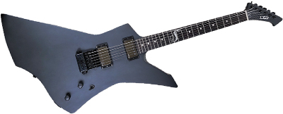 ESP LTD James Hetfield Signature Snakebyte • Black Satin • EverTune AfterMarket Upgrade