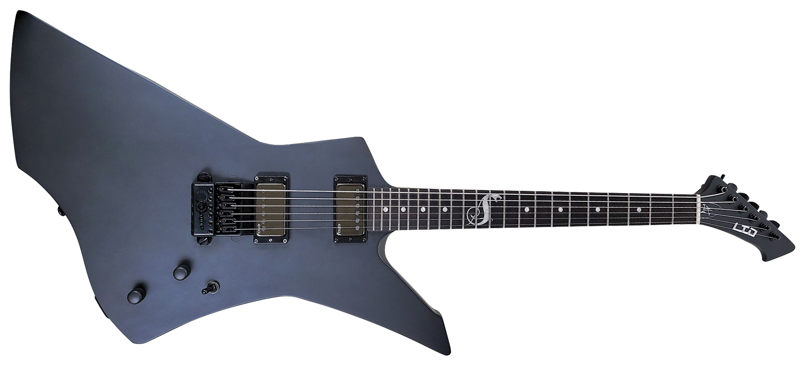ESP LTD James Hetfield Signature Snakebyte Black Satin EverTune AfterMarket Upgrade