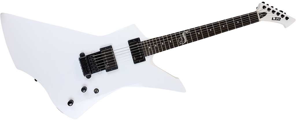 ESP LTD James Hetfield Signature Snakebyte • Snow White • EverTune AfterMarket Upgrade