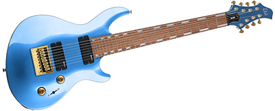 ESP LTD • Javier Reyes JR-208 • Pelham Blue • EverTune AfterMarket Upgrade