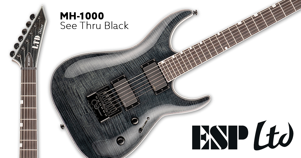 ESP LTD MH-1000FM EverTune See Thru Black