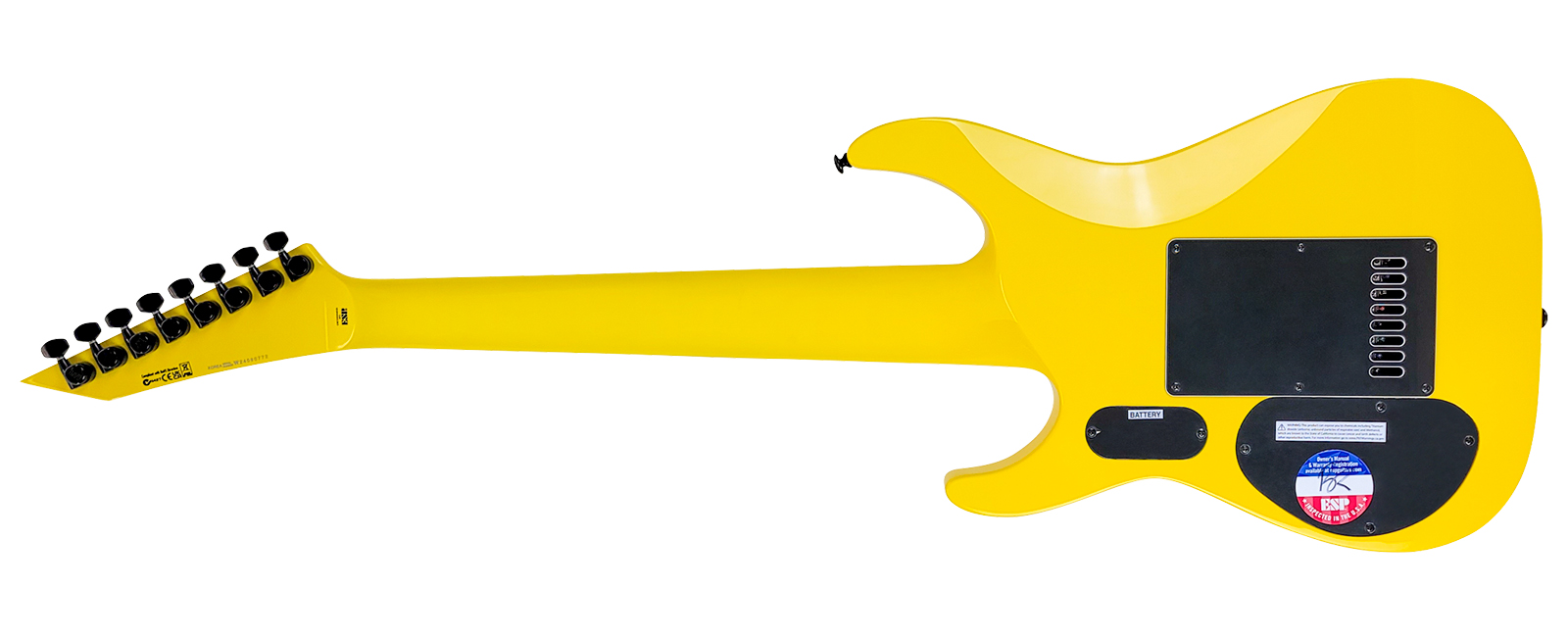 ESP LTD • Stephen Carpenter SC-608 Baritone • Yellow • EverTune