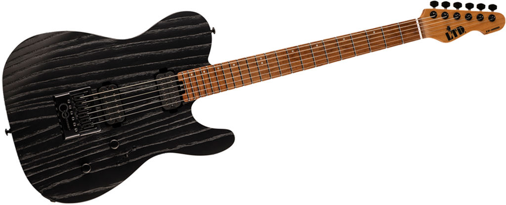 ESP LTD TE-1000 • Black Blast • EverTune AfterMarket Upgrade