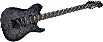 ESP LTD TH-1000 EverTune &bull; See Thru Black Sunburst
