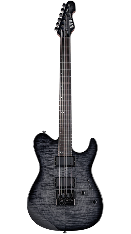ESP LTD Deluxe TH-1000 EverTune &bull; See Thru Black Sunburst