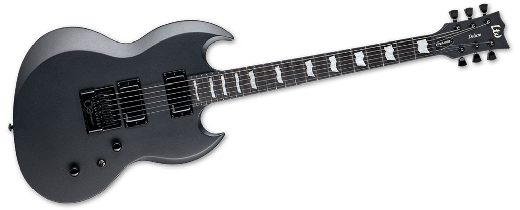 ESP LTD Viper-1000 ESP LTD EverTune • Charcoal Metallic Satin