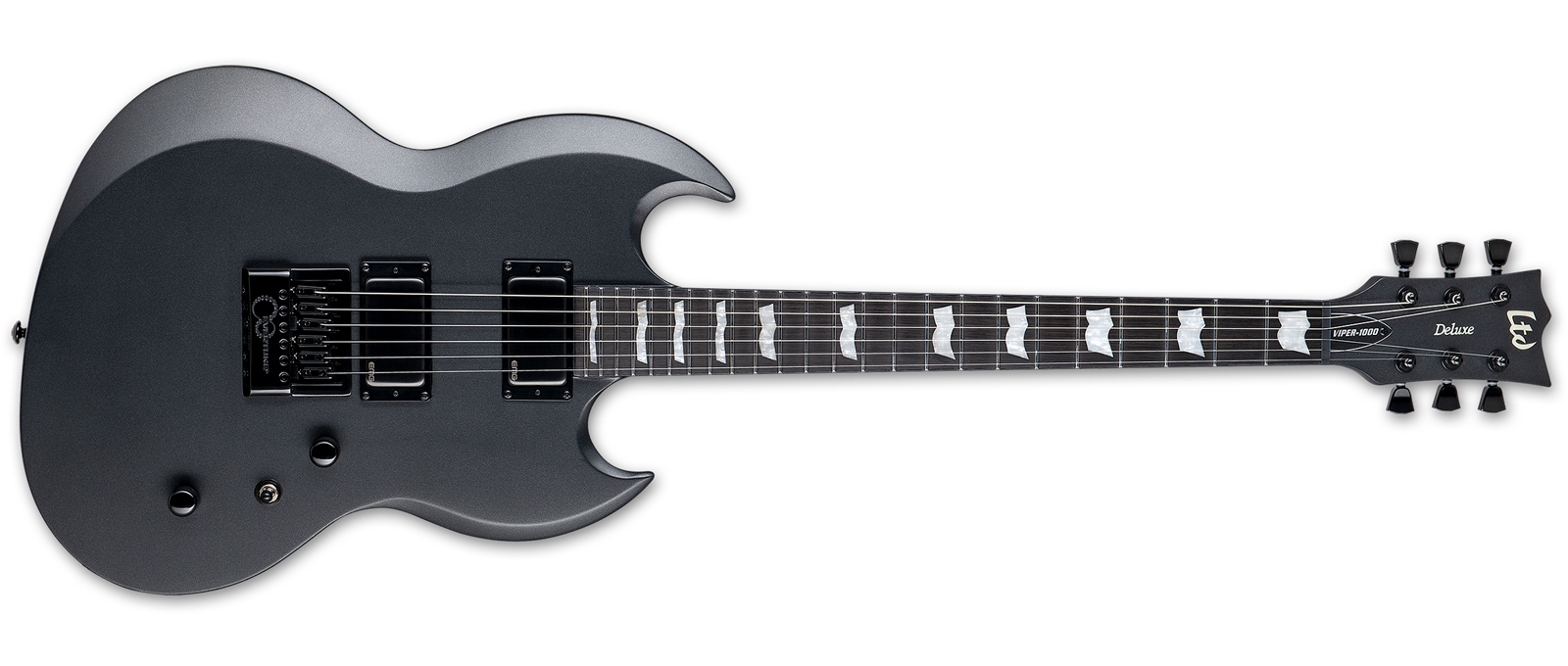 ESP LTD • Viper-1000 EverTune Charcoal Metallic Satin • EverTune Shop