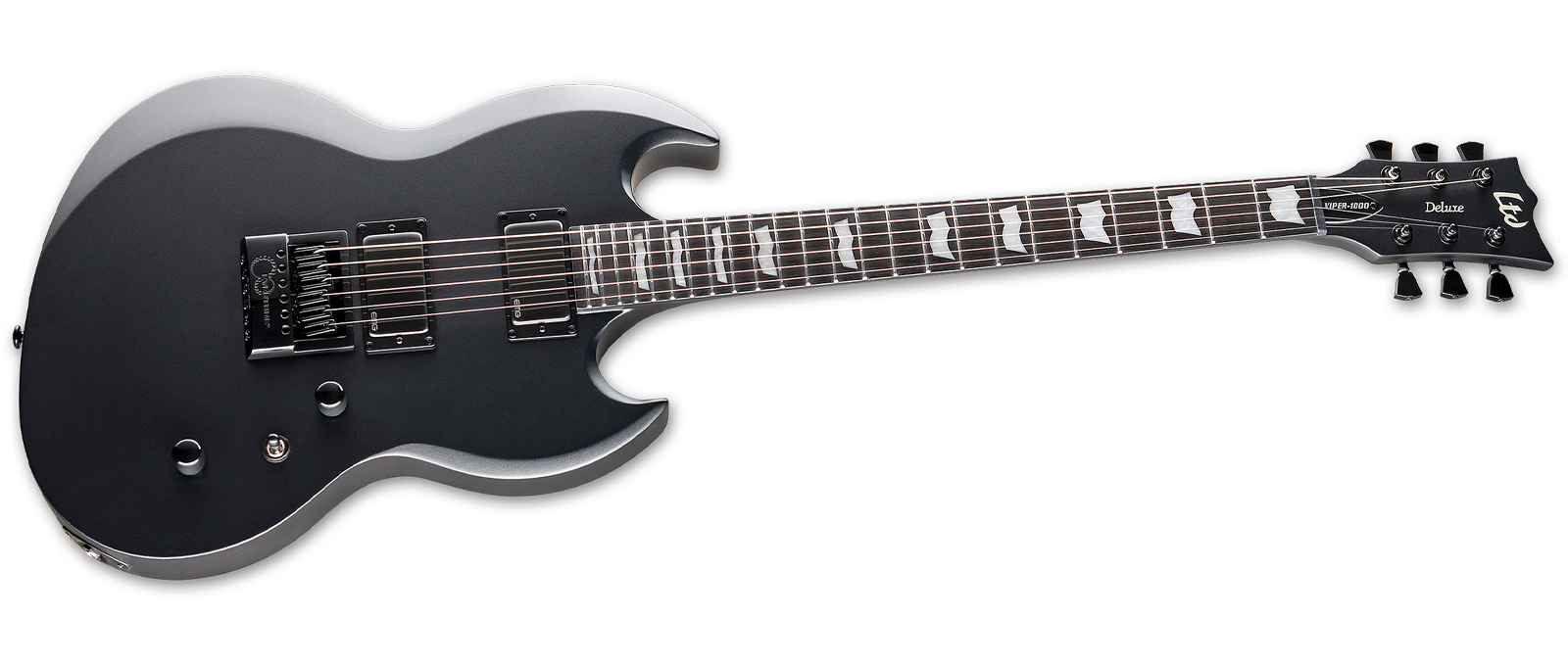 ESP LTD • Viper-1000 EverTune Charcoal Metallic Satin • EverTune Shop