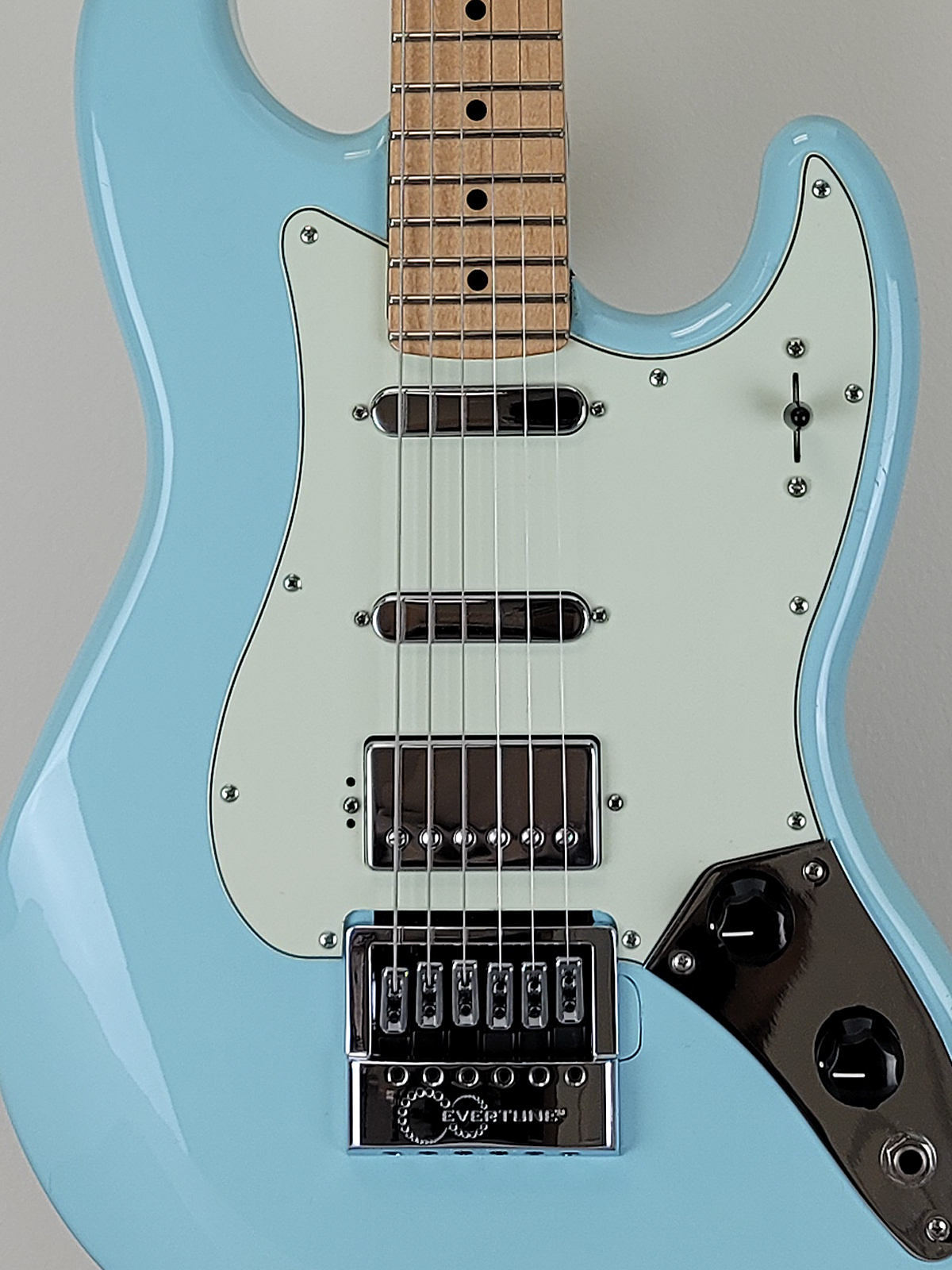 There are a few scratches and imperfections due to being a used guitar.