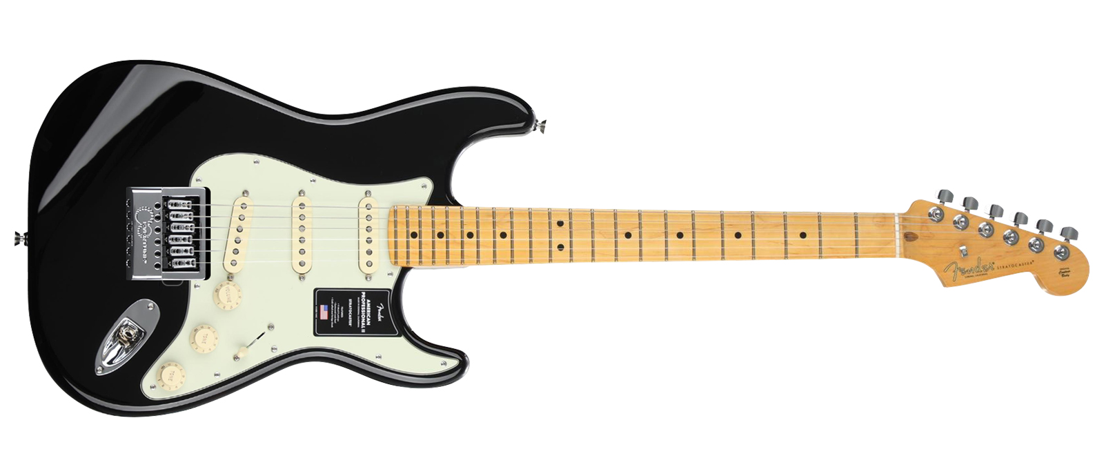 Fender American Professional II Stratocaster • Black w/ Maple (SSS 