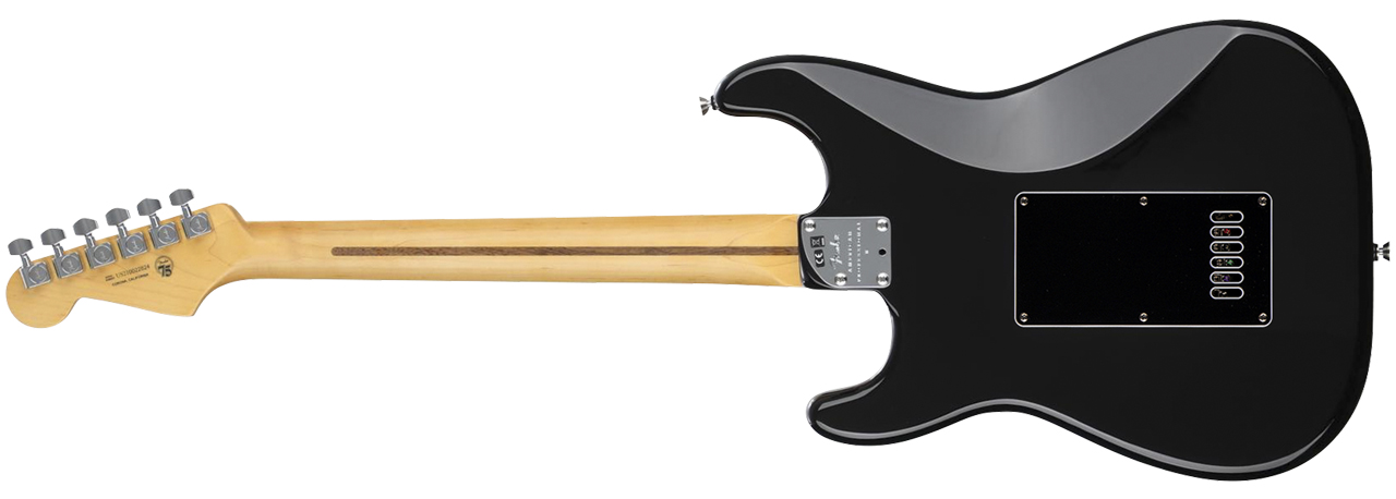 Fender American Professional II Stratocaster • Black w/ Maple (SSS) • EverTune AfterMarket Upgrade
