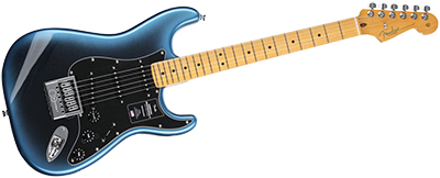 Fender American Professional II Stratocaster • Dark Night w/ Maple (SSS) • EverTune AfterMarket Upgrade