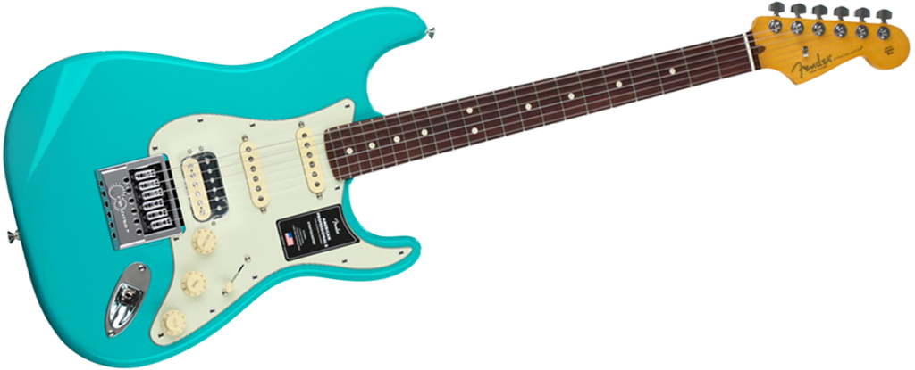 Fender American Professional II Stratocaster • Miami Blue w/ Rosewood (HSS) • EverTune AfterMarket Upgrade