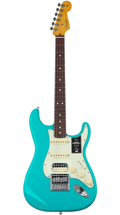 Fender American Professional II Stratocaster • Miami Blue w/ Rosewood (HSS) • EverTune AfterMarket Upgrade