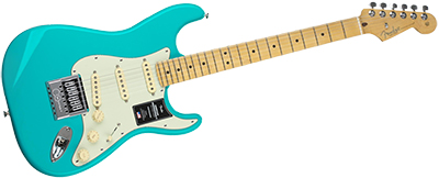 Fender American Professional II Stratocaster • Miami Blue w/ Maple (SSS) • EverTune AfterMarket Upgrade