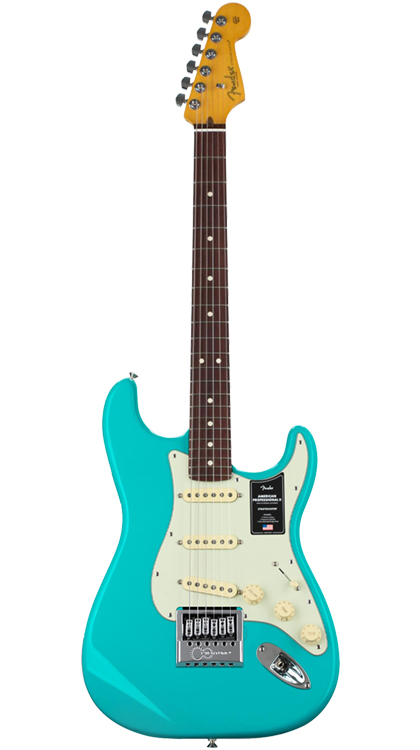 Fender American Professional II Stratocaster • Miami Blue w/ Rosewood (SSS) • EverTune AfterMarket Upgrade