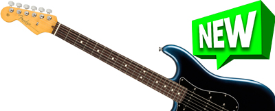 Fender American Professional II StratocasterLH • Dark Night w/ Rosewood  • EverTune AfterMarket Upgrade