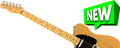 Fender American Professional II TelecasterLH • Butterscotch Blonde w/ Maple  • EverTune AfterMarket Upgrade