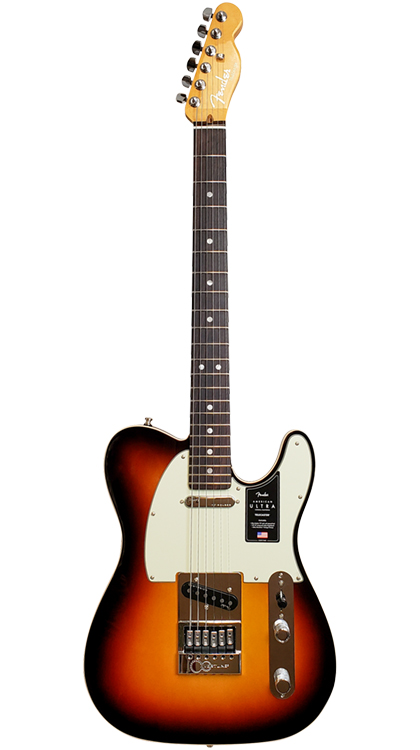 Fender American Ultra Telecaster • Ultraburst w/ Rosewood • EverTune AfterMarket Upgrade