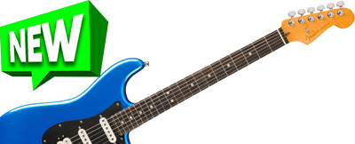 Fender American Ultra II Stratocaster HSS • Noble Blue w/ Ebony  • EverTune AfterMarket Upgrade