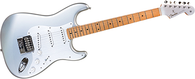 Fender H.E.R. Stratocaster • Chrome Glow • EverTune Aftermarket Upgrade