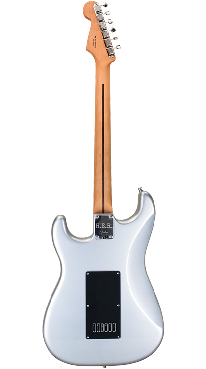 Fender H.E.R. Stratocaster • Chrome Glow • EverTune AfterMarket Upgrade