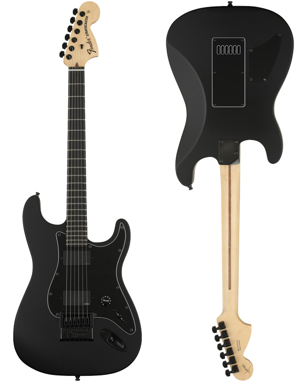 Fender Jim Root Stratocaster • Flat Black • EverTune Aftermarket Upgrade