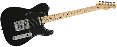 Fender Player Series Telecaster • Black with Maple Fingerboard • EverTune AfterMarket Upgrade
