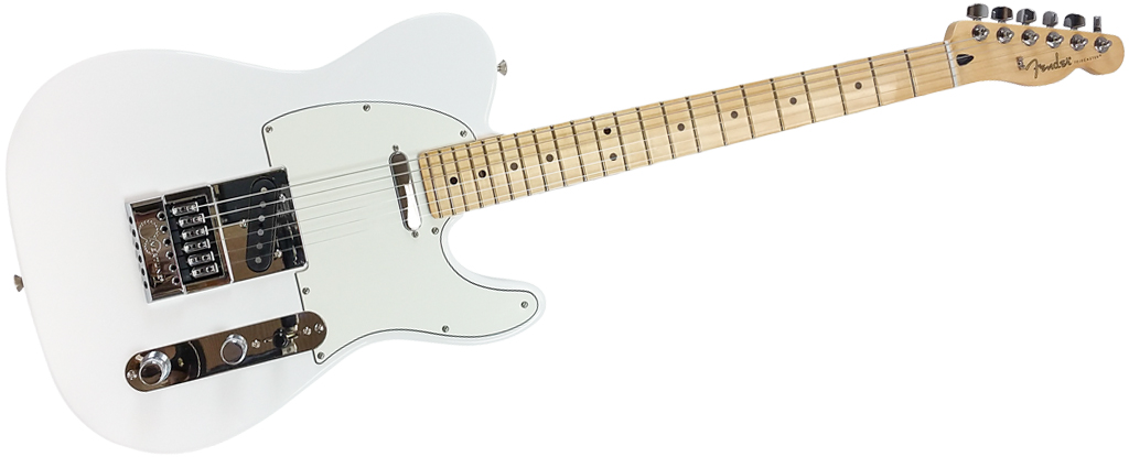 Fender Player Series Telecaster • Polar White (SS) • EverTune AfterMarket Upgrade