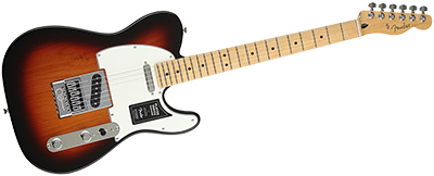 Fender Player Series Telecaster • 3-Tone Sunburst with Maple Fingerboard • EverTune AfterMarket Upgrade