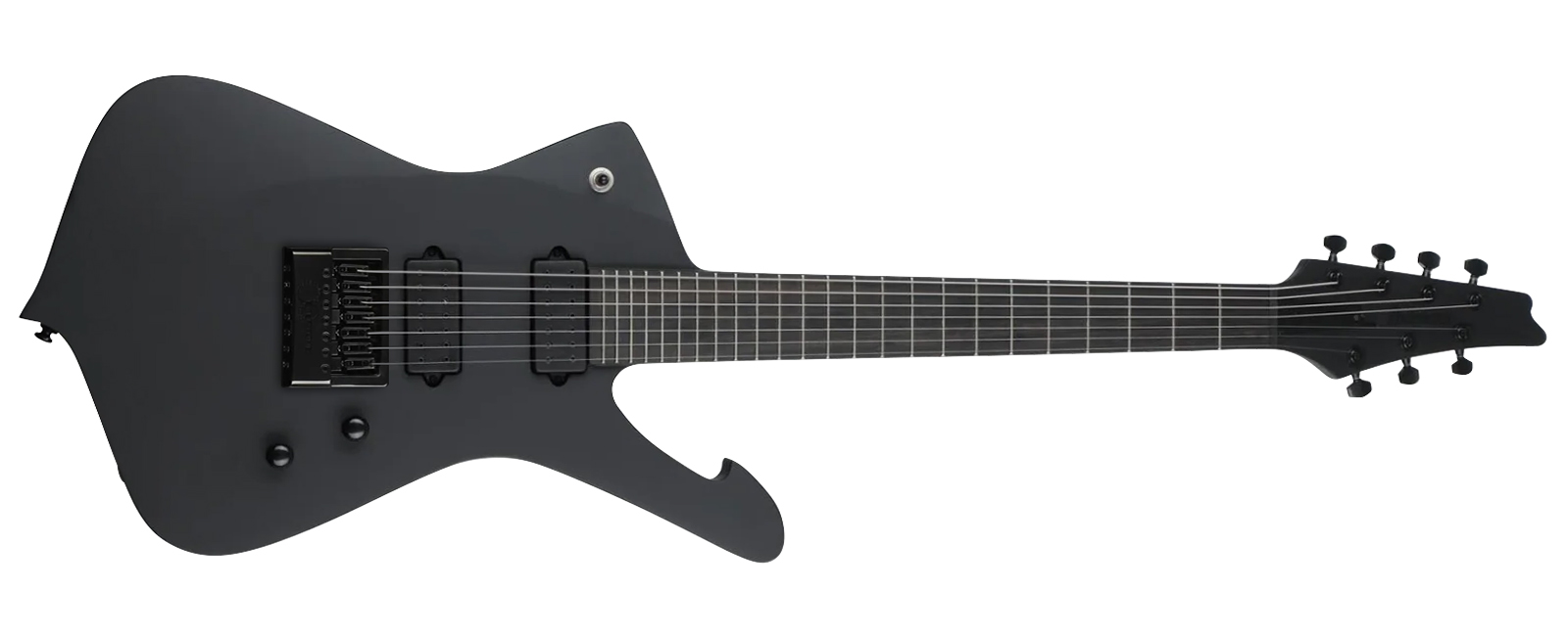Ibanez Iron Label Iceman ICTB721 Black Flat EverTune AfterMarket Upgrade
