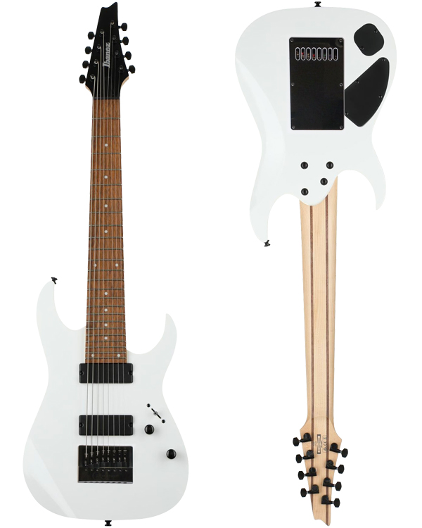 Ibanez RG8 • White • EverTune Aftermarket Upgrade