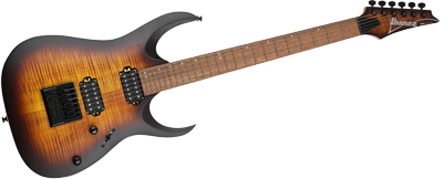 Ibanez RGA42FM • Dragon Eye Burst Flat • EverTune AfterMarket Upgrade