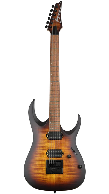 Ibanez RGA42FM • Dragon Eye Burst Flat • EverTune AfterMarket Upgrade